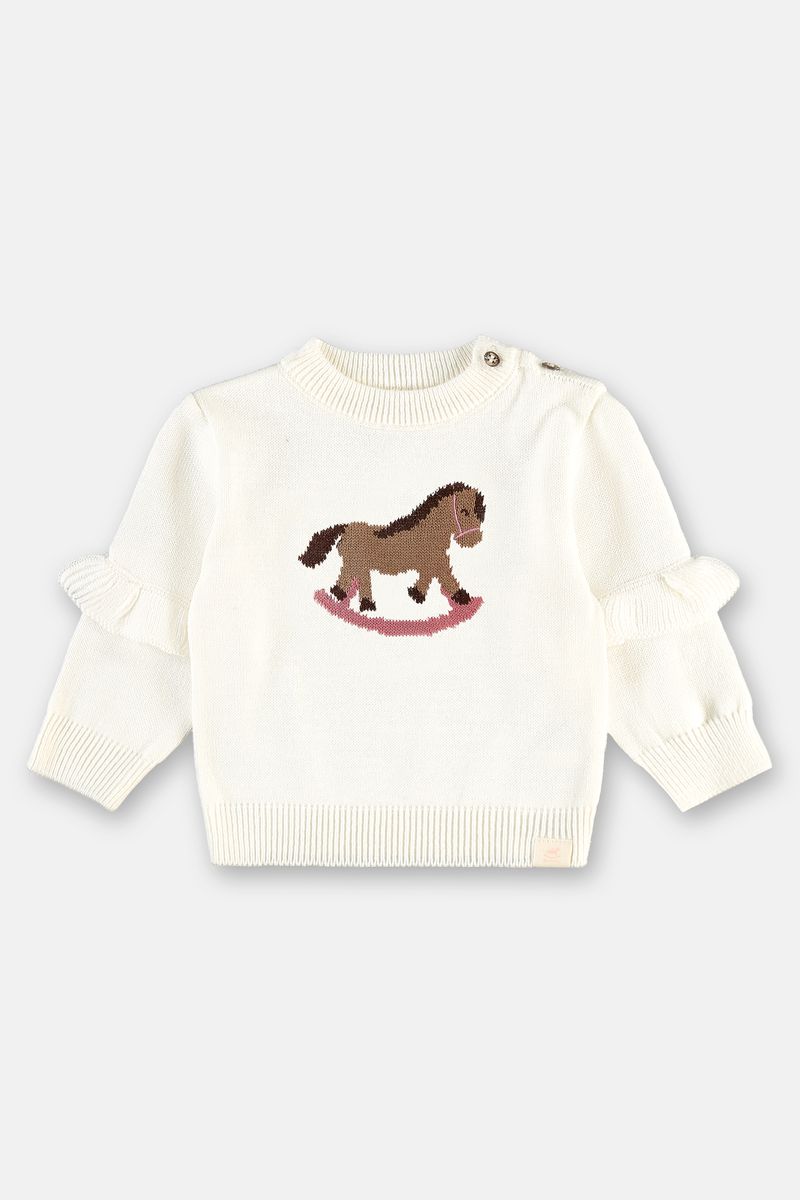 Blusão-Infantil-em-Tricot-com-Bordado-Off-White-2