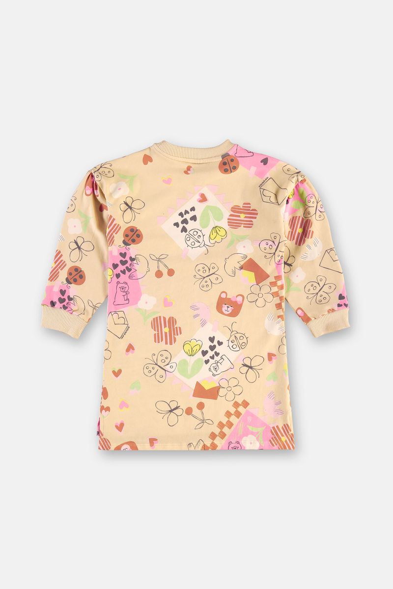 Vestido-Infantil-em-Cotton-com-Estampa-Marrom-3